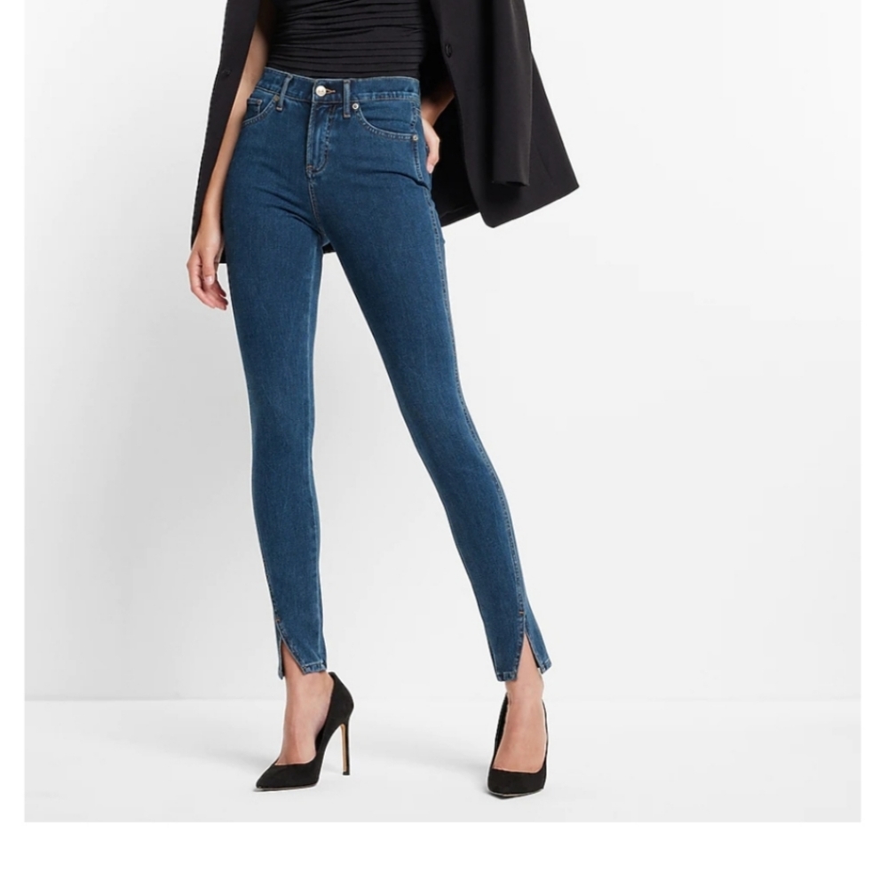 EUC Express Skinny Mid-Rise Jeans, 4R